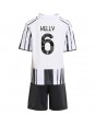 Juventus Lloyd Kelly #6 Replika Hemmakläder Barn 2025-26 Kortärmad (+ byxor)